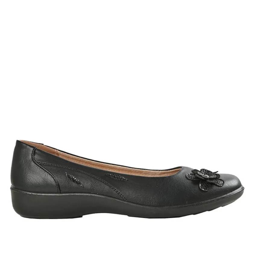 Chaussures Confort|SCALINA Ballerines A Brides Noir