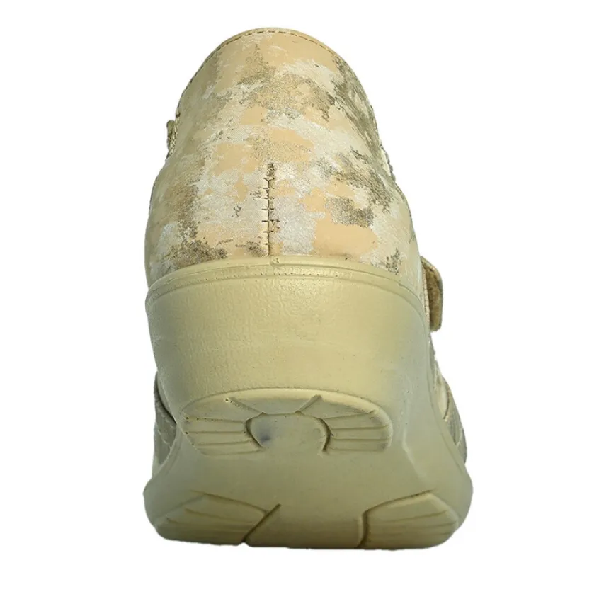 Chaussures Confort|LADY CONFORT Ballerines Confort Femme Beige A Bride