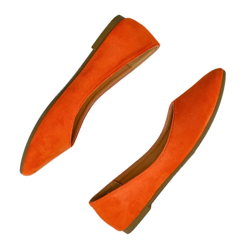 Ballerines|VICE VERSA Ballerines Pointues Femme Orange