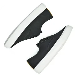 Baskets, Sneakers|STREET LIFE Baskets / Tennis En Toile Noir Lacets Elastiques