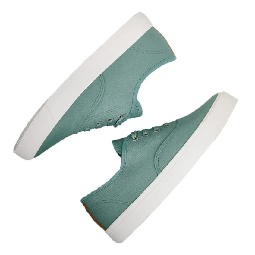 Baskets, Sneakers|STREET LIFE Baskets / Tennis En Toile Vert Lacets Elastiques