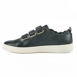 Baskets, Sneakers|STREET LIFE Baskets A Scratchs Femme Noir