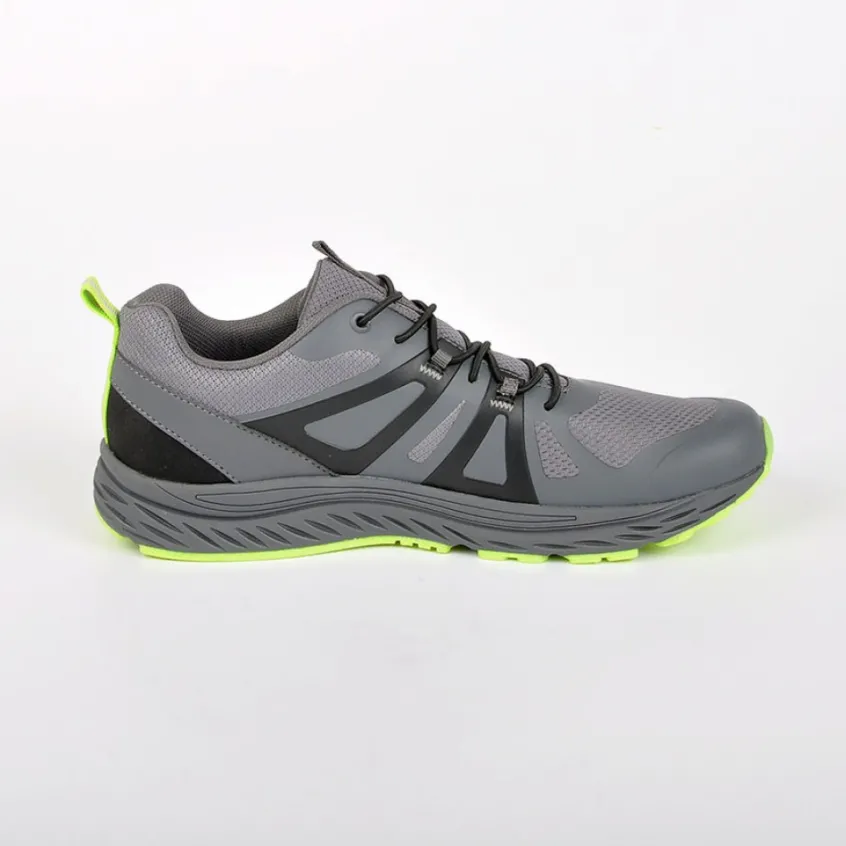 Baskets, Sneakers|STREET LIFE Baskets Avec Lacets Elastiques Gris
