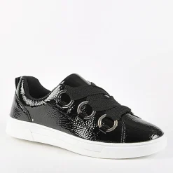 Baskets, Sneakers|GIRL TIME Baskets Avec Lacets Fantaisies Noir