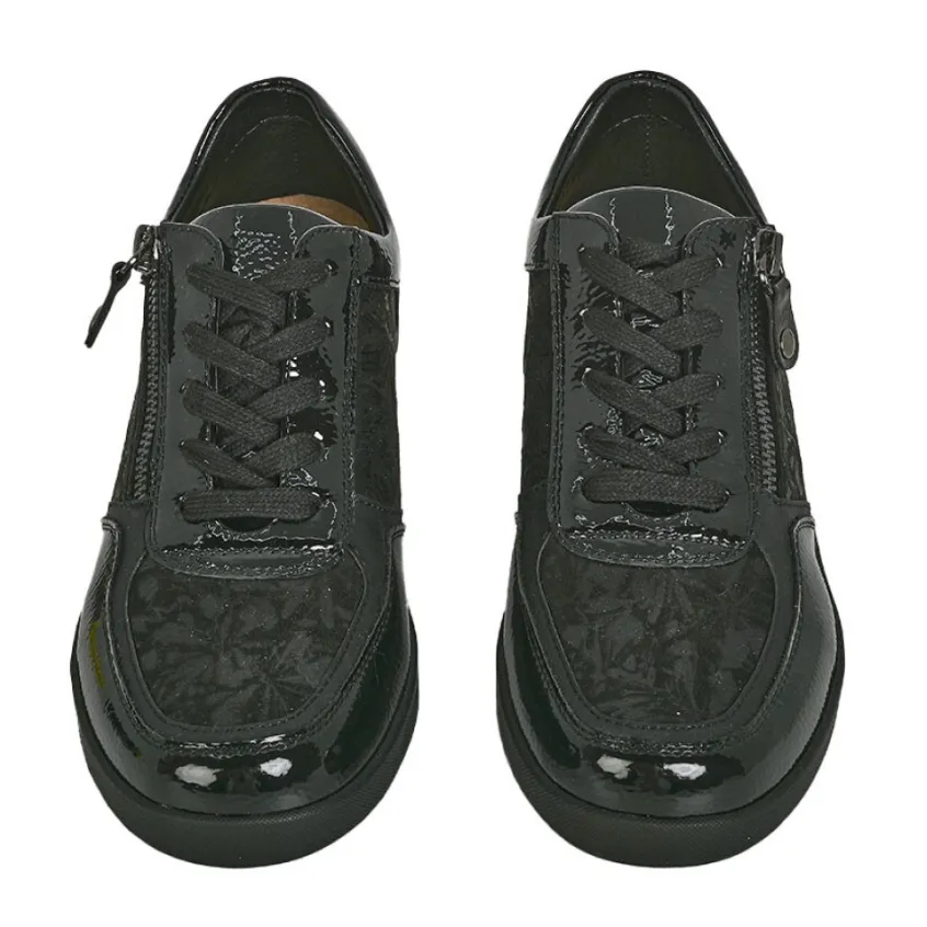 Chaussures Confort|LADY CONFORT Baskets Compensees Femme Noir