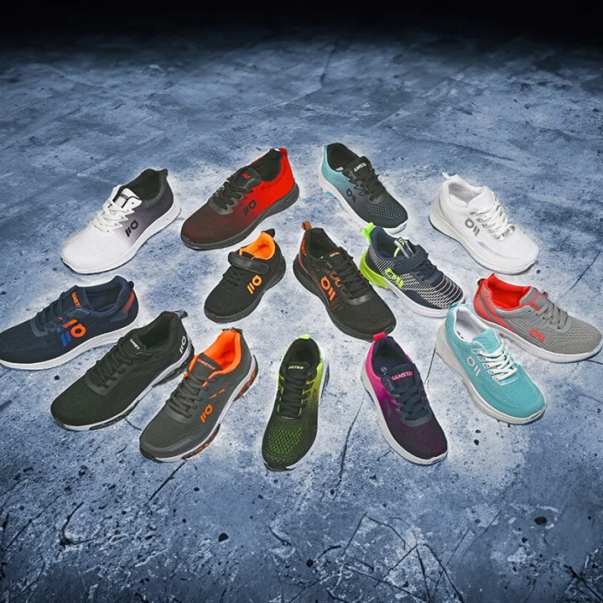 Baskets, Sneakers|GAMSTAR Baskets De Sport Homme Blanc Et Noir