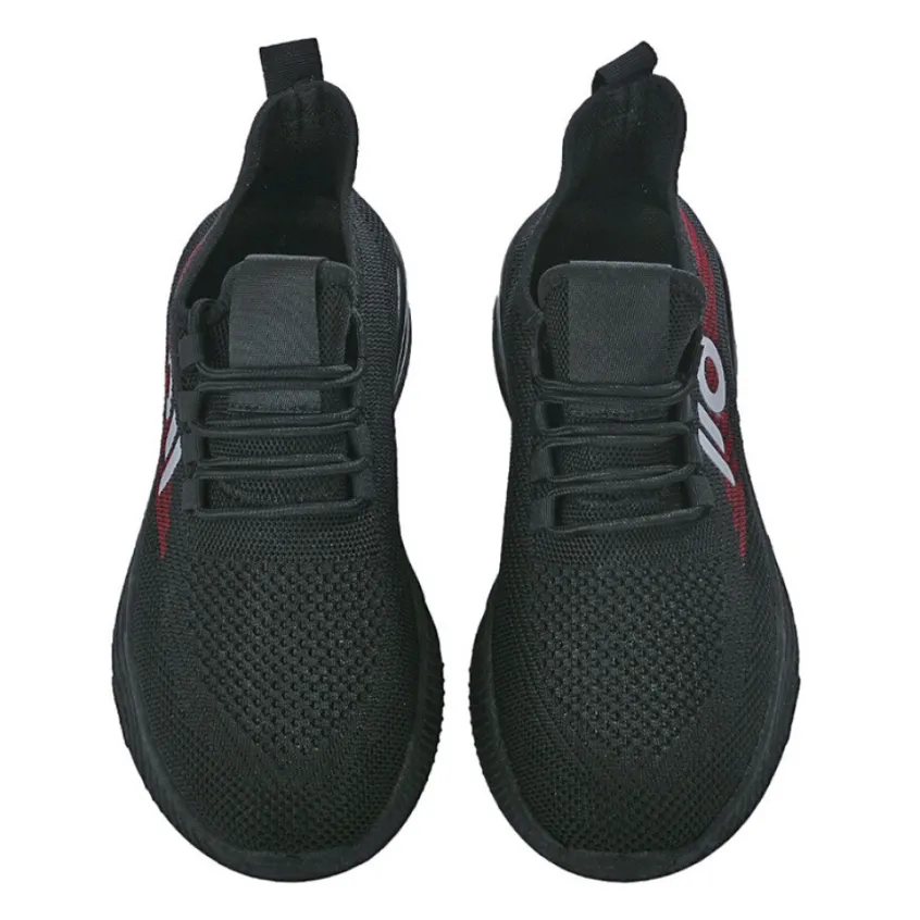 Baskets, Sneakers|GAMSTAR Baskets De Sport Homme En Maille Noire