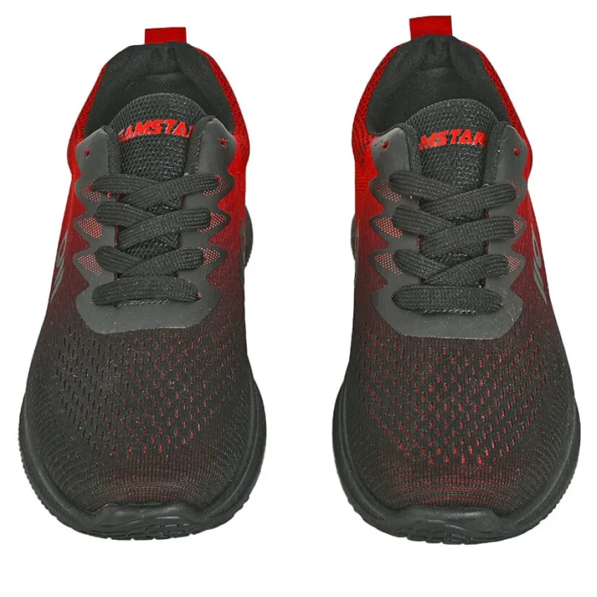 Baskets, Sneakers|GAMSTAR Baskets De Sport Homme Rouge Et Noir