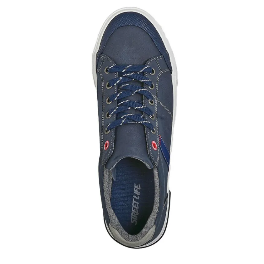 Baskets, Sneakers|STREET LIFE Baskets De Ville Homme Bleu Marine