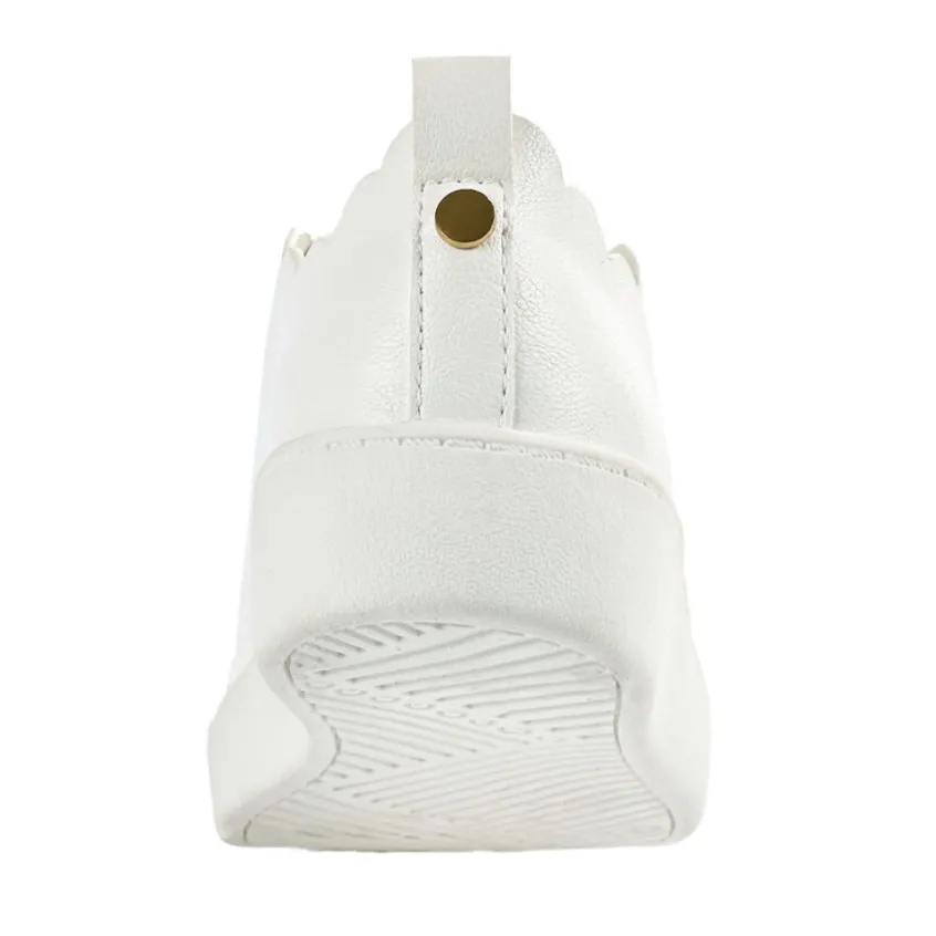 Baskets, Sneakers|STREET LIFE Baskets Femme Blanc A Bord Croque
