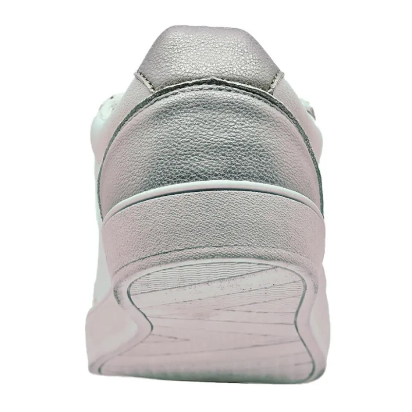 Baskets, Sneakers|STREET LIFE Baskets Femme Blanc Et Dore