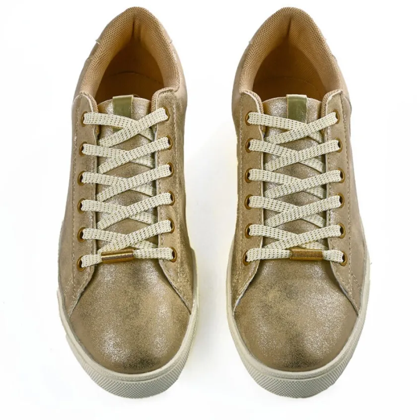 Baskets, Sneakers|STREET LIFE Baskets Femme Dore