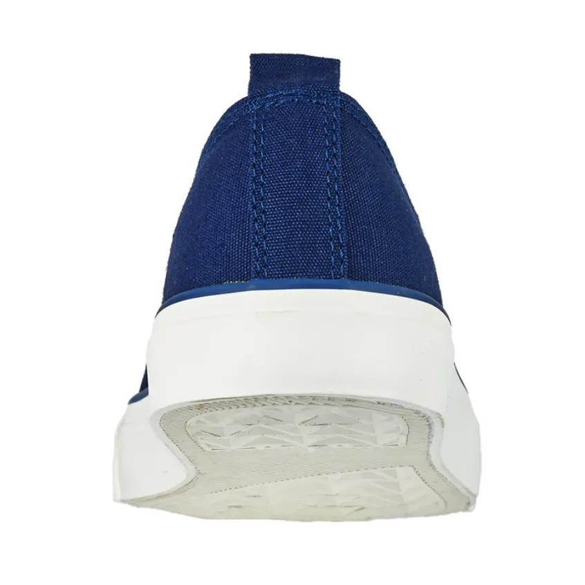 Baskets, Sneakers|STREET LIFE Baskets Femme En Toile Bleu Marine