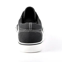 Baskets, Sneakers|STREET LIFE Baskets Femme En Toile Noire