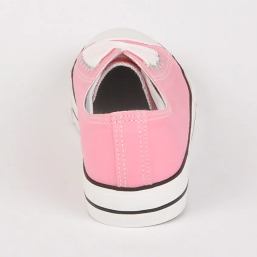 Baskets, Sneakers|STREET LIFE Baskets Femme En Toile Rose