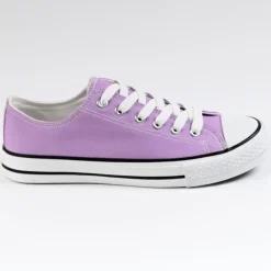 Baskets, Sneakers|STREET LIFE Baskets Femme En Toile Violette