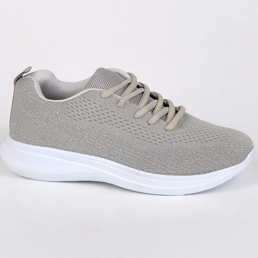 Baskets, Sneakers|GAMSTAR Baskets Femme Gris Sport