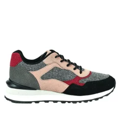 Baskets, Sneakers|STREET LIFE Baskets Femme Gris Et Rose