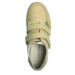 Chaussures Confort|LADY CONFORT Baskets Femme Rose