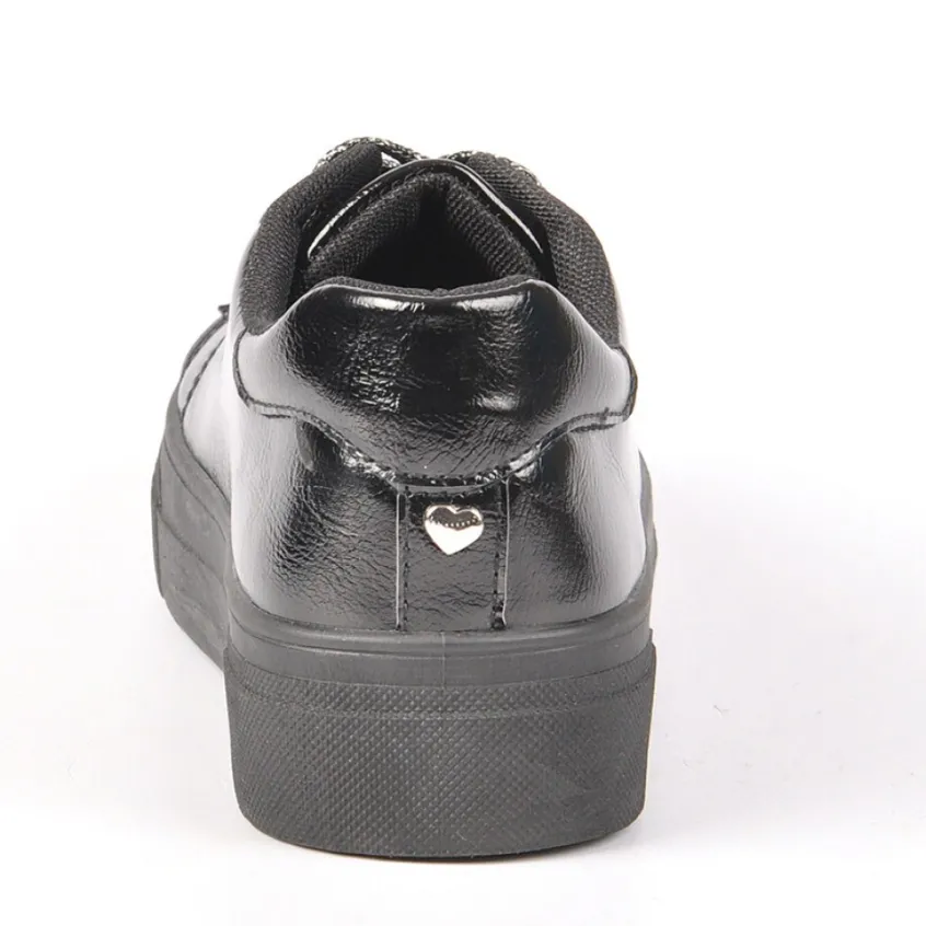 Baskets, Sneakers|GIRL TIME Baskets Femme Noir