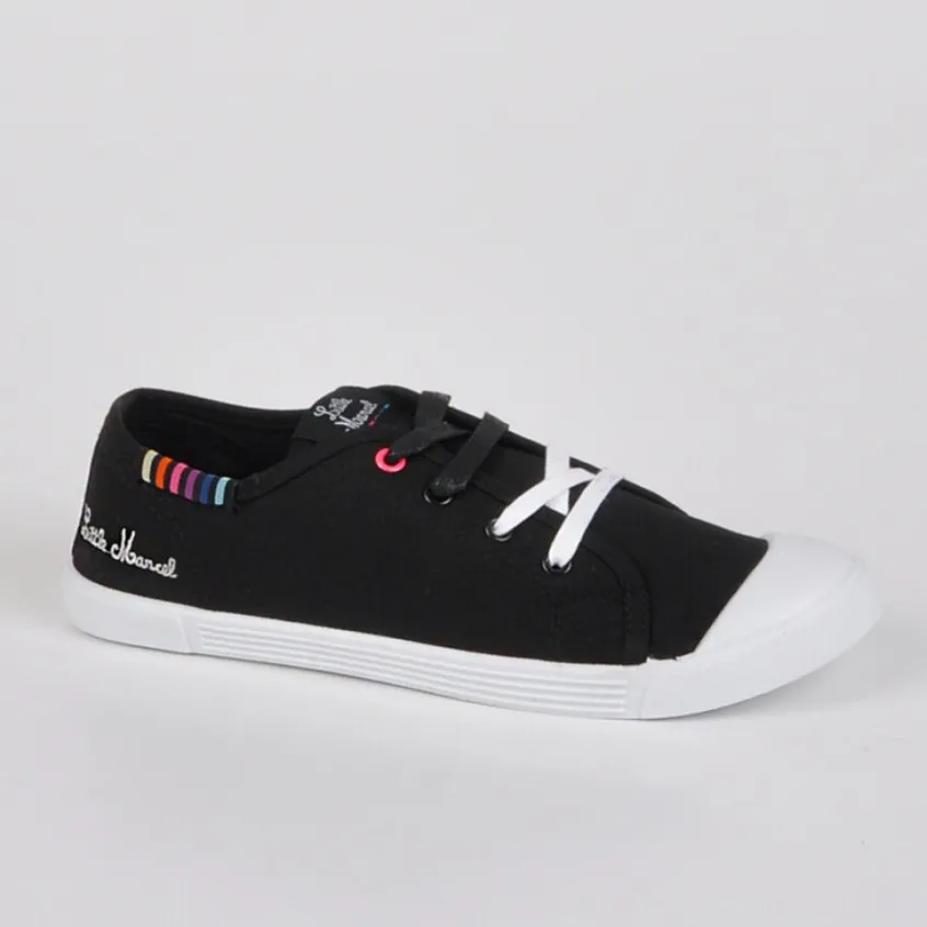 Baskets, Sneakers|LITTLE MARCEL Baskets Femme Noir