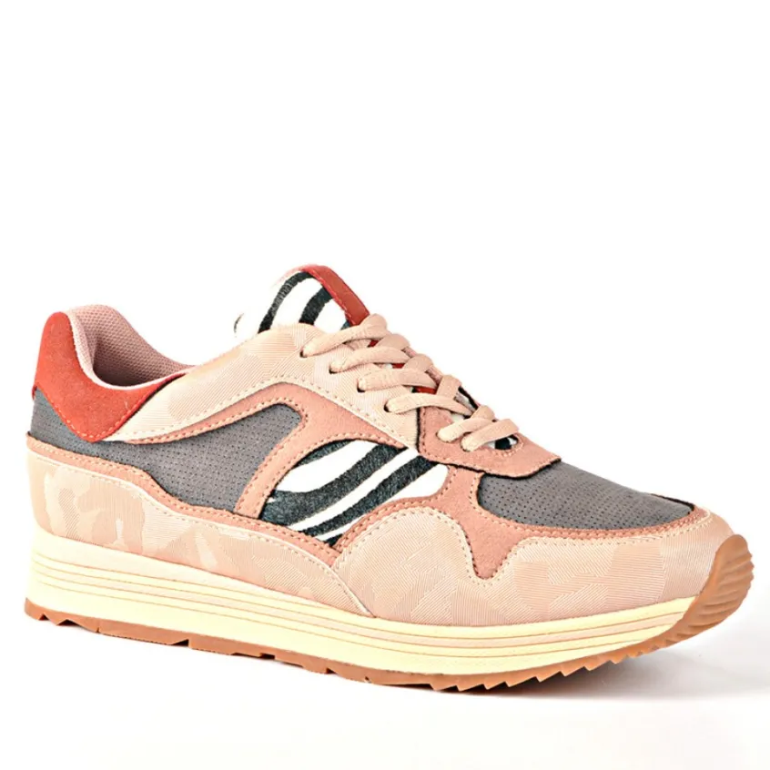 Baskets, Sneakers|GIRL TIME Baskets Femme Rose