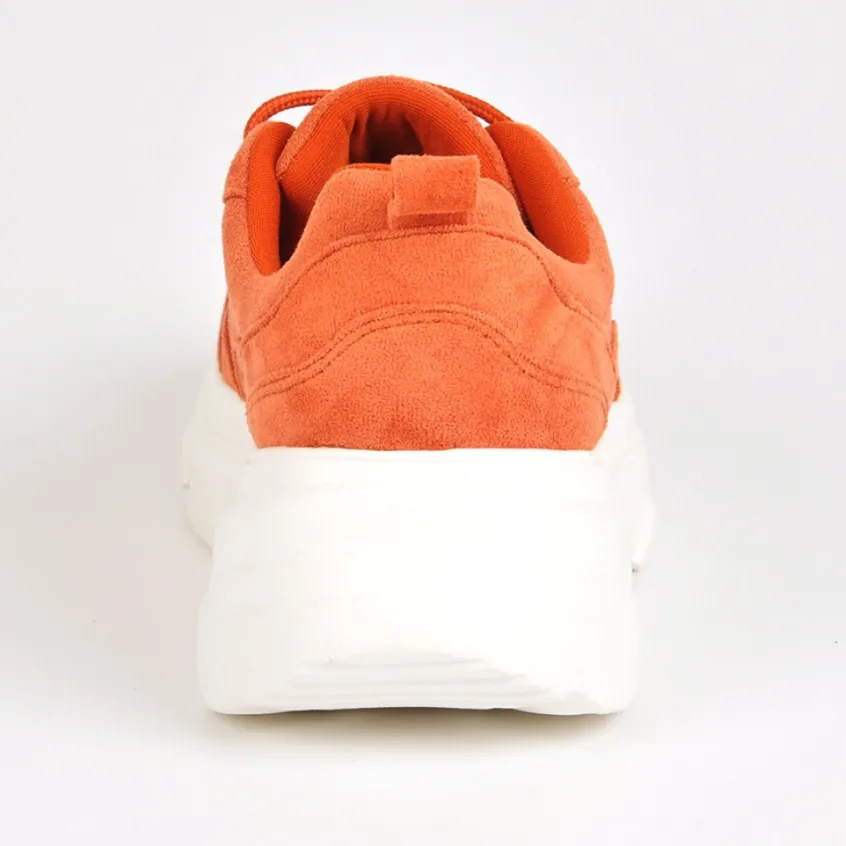 Baskets, Sneakers|STREET LIFE Baskets Femme Camel Orange