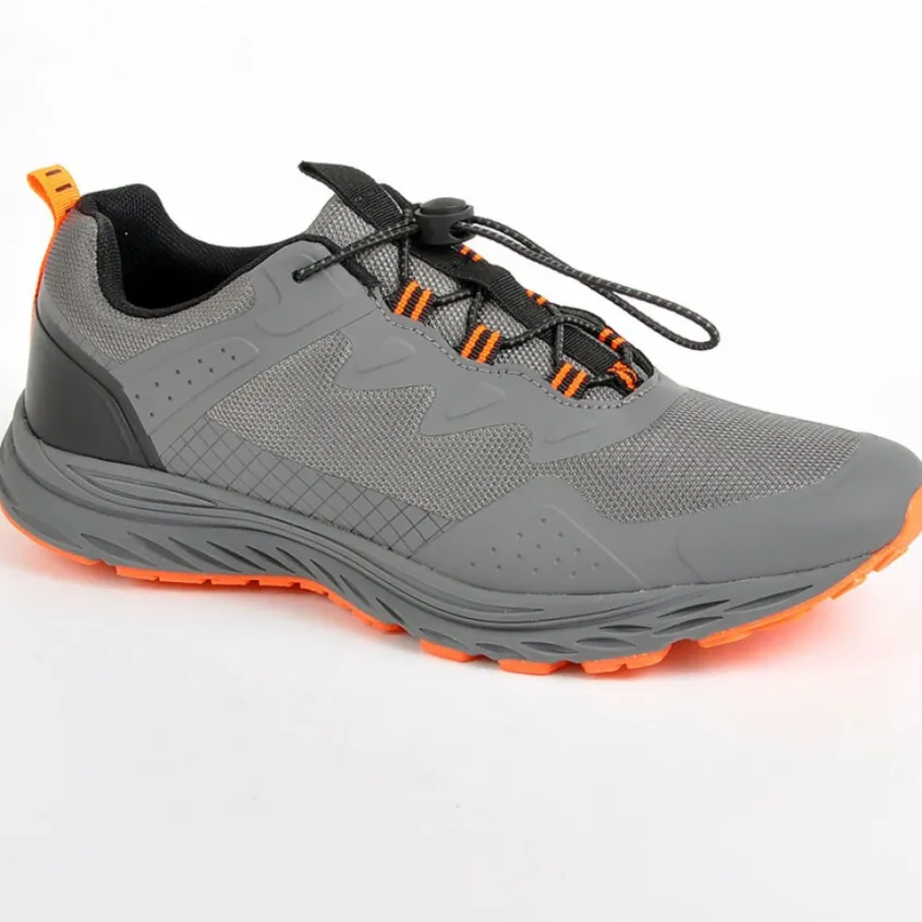 Baskets, Sneakers|STREET LIFE Baskets Homme Avec Lacets Elastiques Gris