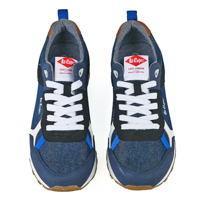 Baskets, Sneakers|LEE COOPER Baskets Homme Bleu