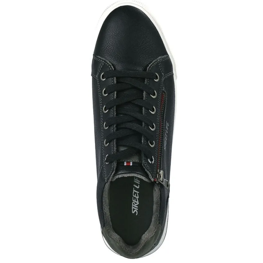 Baskets, Sneakers|STREET LIFE Baskets Homme Noir