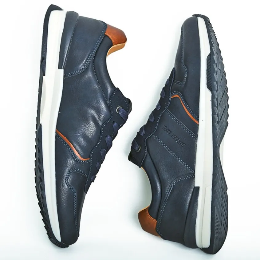 Baskets, Sneakers|STREET LIFE Baskets Homme Bleu Marine