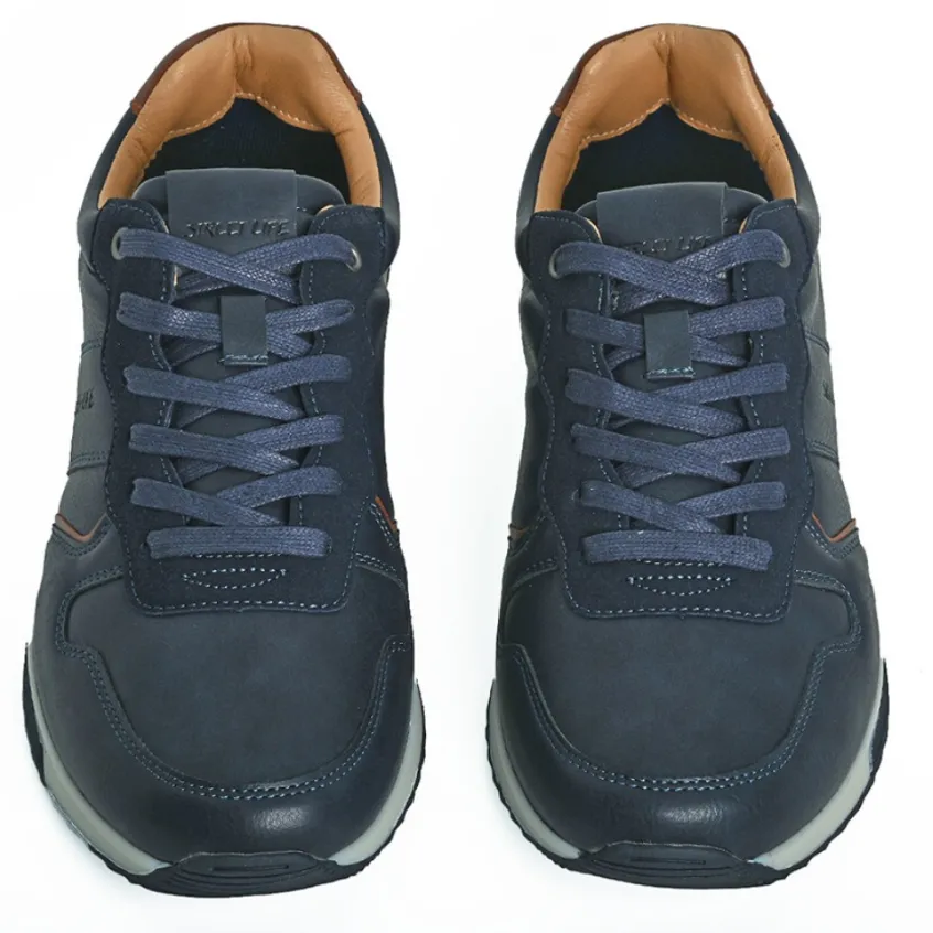 Baskets, Sneakers|STREET LIFE Baskets Homme Bleu Marine