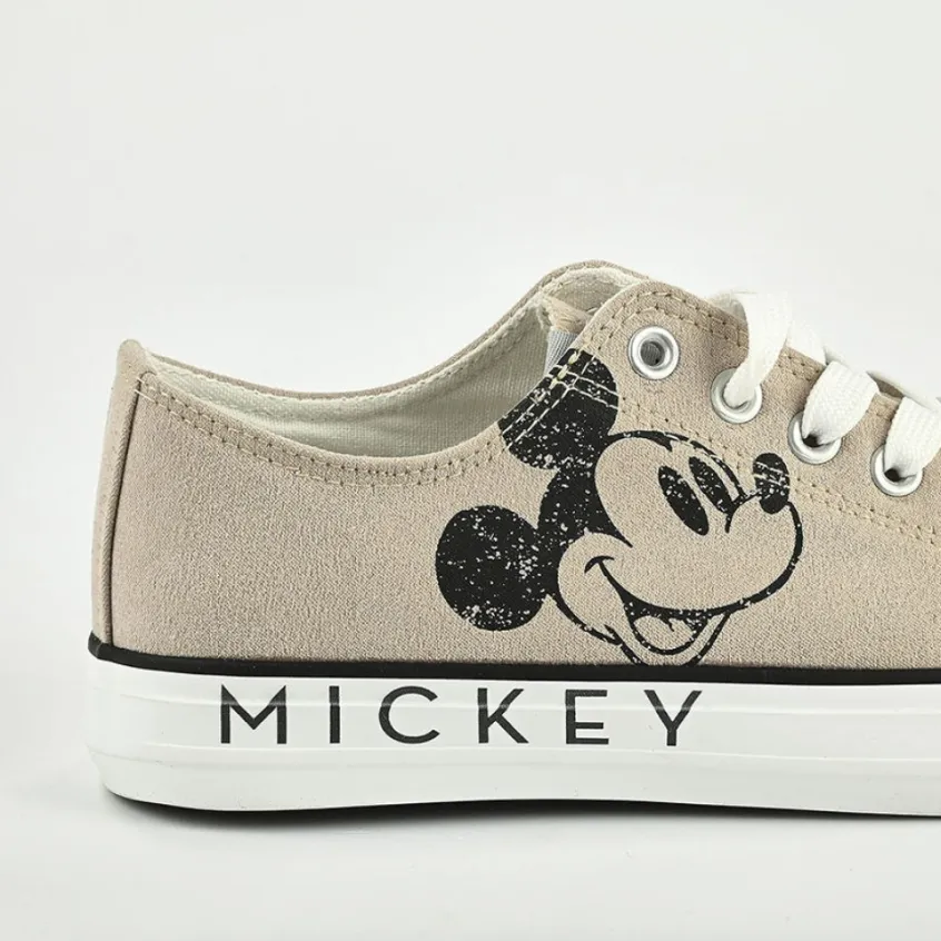 Baskets, Sneakers|MICKEY Baskets Femme Beige