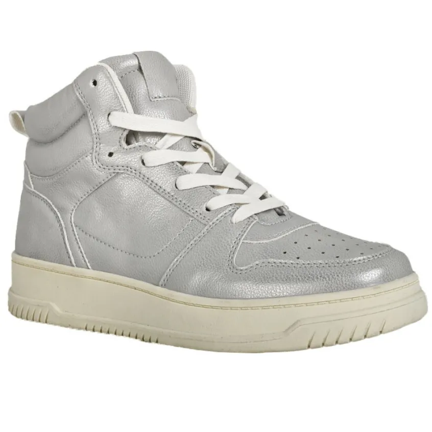 Baskets, Sneakers|STREET LIFE Baskets Montantes Femme Argente