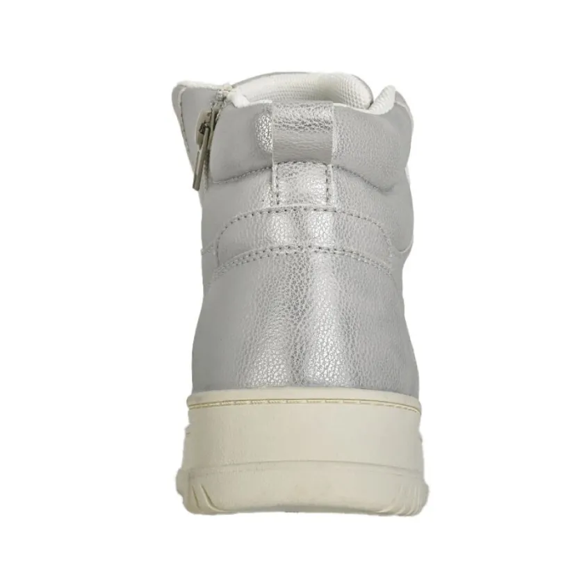 Baskets, Sneakers|STREET LIFE Baskets Montantes Femme Argente