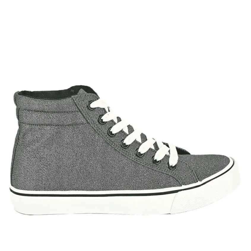 Baskets, Sneakers|STREET LIFE Baskets Montantes Femme Argente