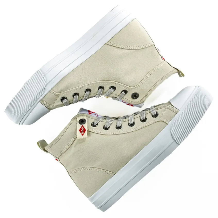Baskets, Sneakers|LEE COOPER Baskets Montantes Femme Beige