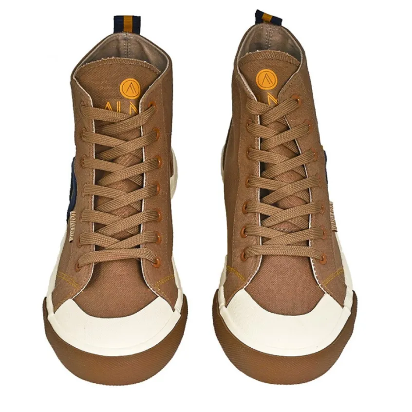 Baskets, Sneakers|ALMA PLANETE Baskets Montantes Homme Marron