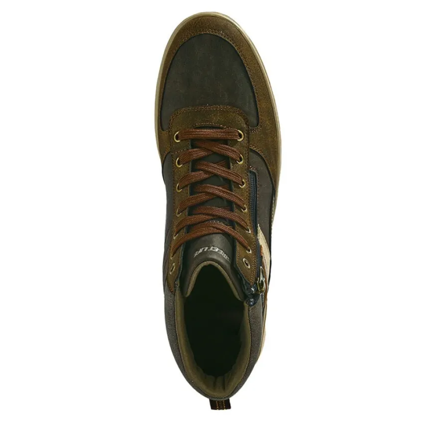 Baskets, Sneakers|STREET LIFE Baskets Montantes Homme Marron