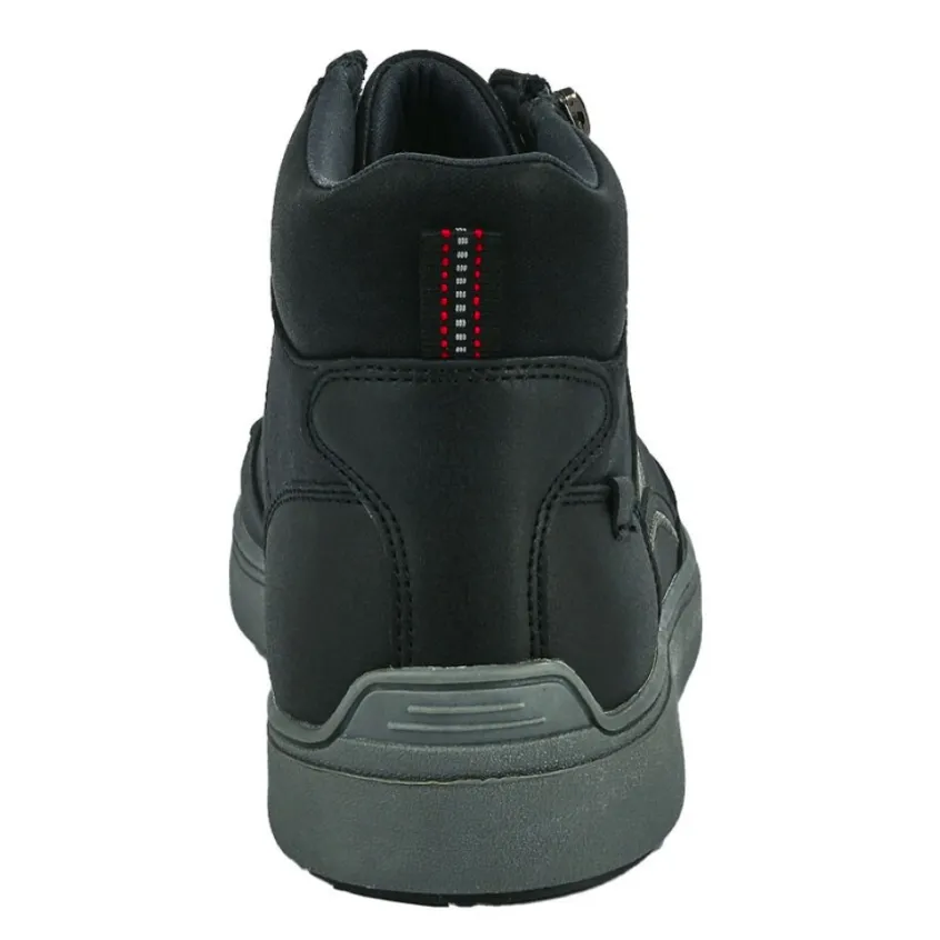 Baskets, Sneakers|STREET LIFE Baskets Montantes Homme Noir