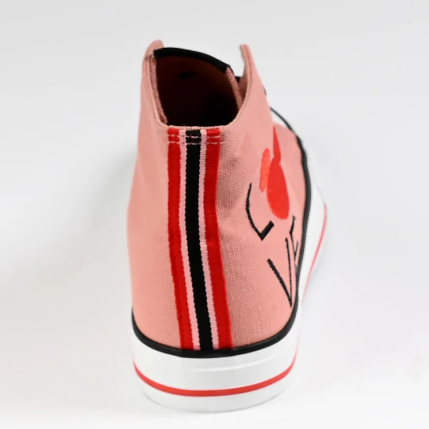 Baskets, Sneakers|MICKEY Baskets Montantes Femme Rose