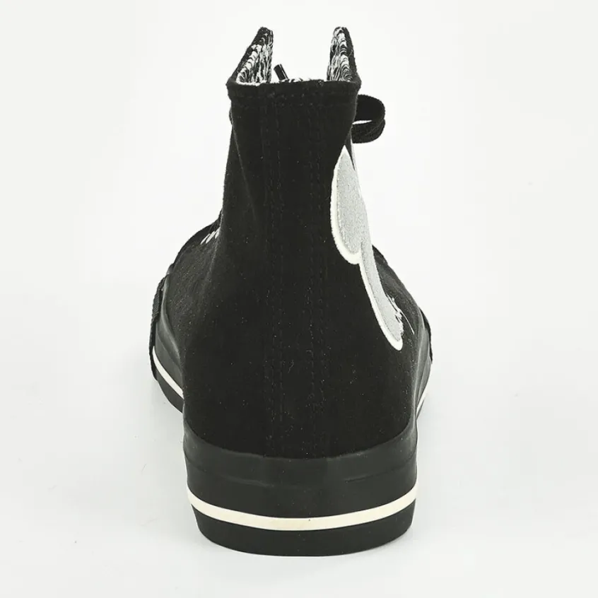 Baskets, Sneakers|MICKEY Baskets Montantes Femme Noir