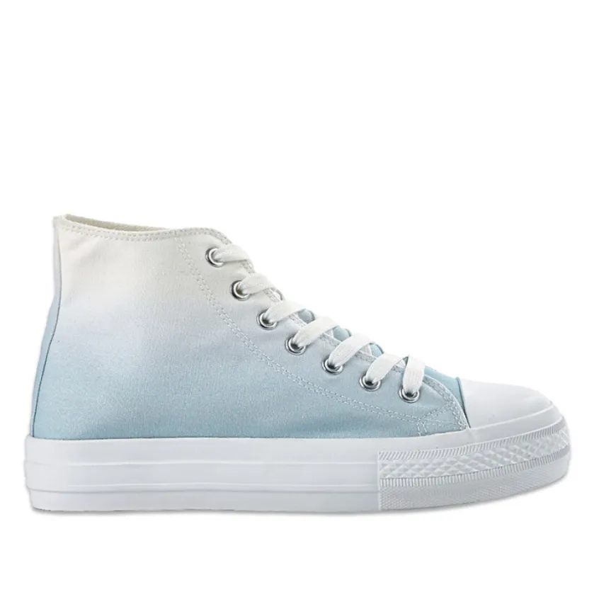 Baskets, Sneakers|STREET LIFE Baskets Plateforme Femme Bleu Ciel