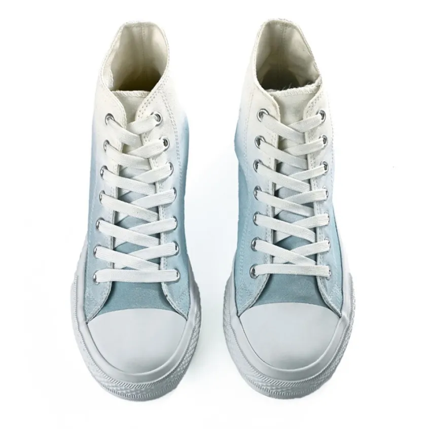Baskets, Sneakers|STREET LIFE Baskets Plateforme Femme Bleu Ciel