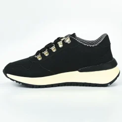 Baskets, Sneakers|STREET LIFE Baskets Plateforme Femme Noir