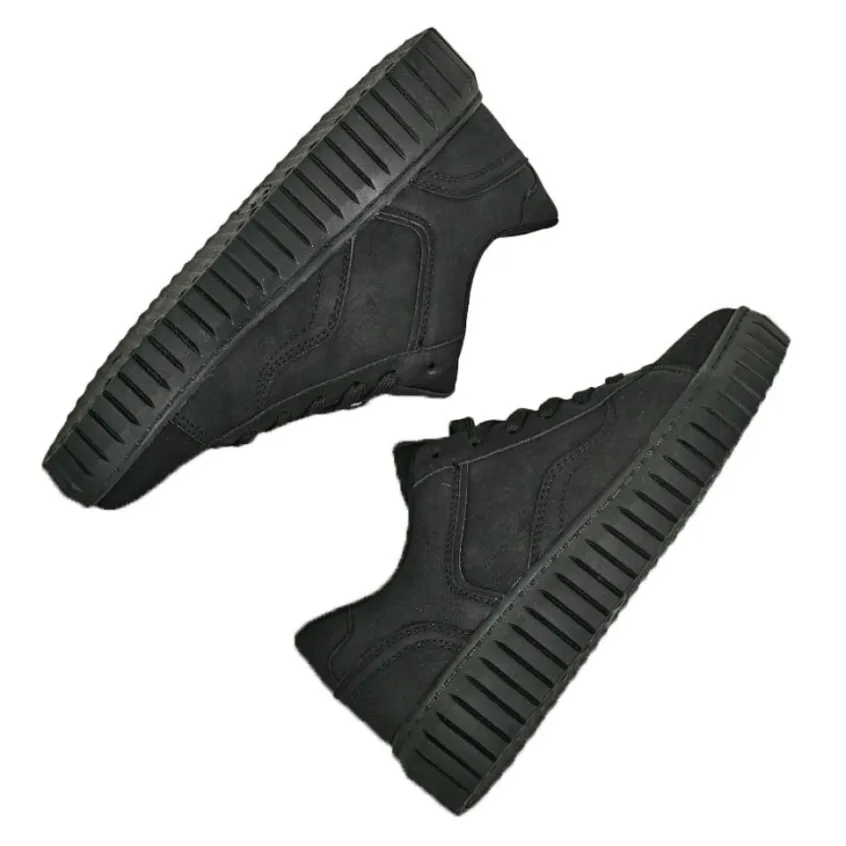 Baskets, Sneakers|STREET LIFE Baskets Plateforme Femme Noir