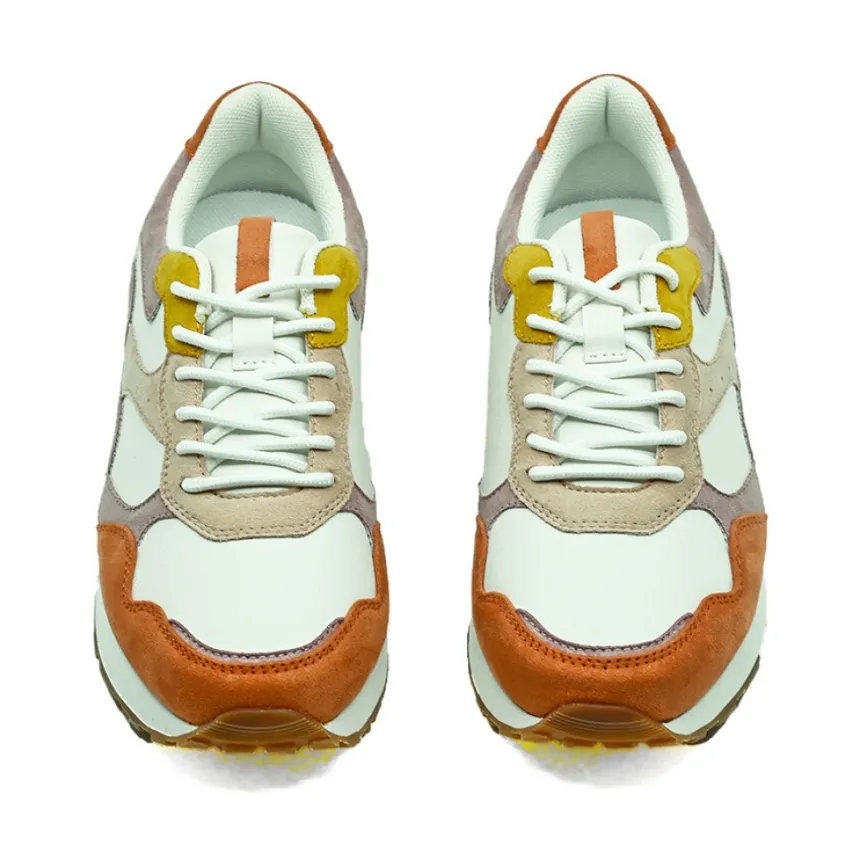 Baskets, Sneakers|STREET LIFE Baskets Retro Running Femme Blanc Et Rose