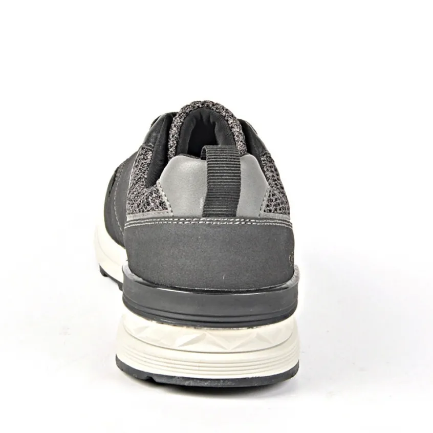 Baskets, Sneakers|CARDIFF Baskets Sneakers Bi-Matieres Noir