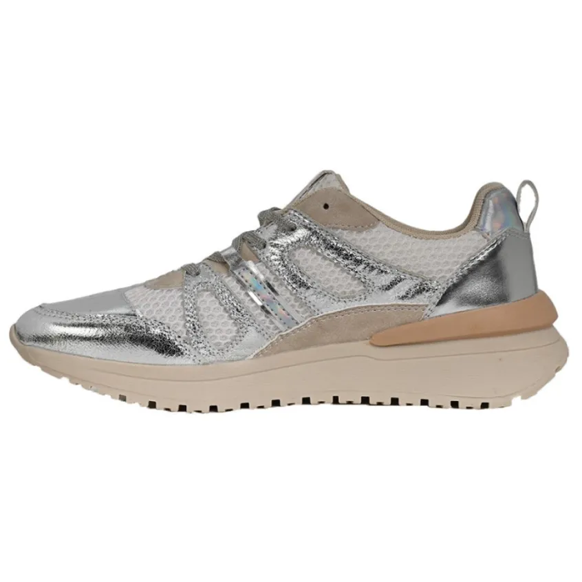 Baskets, Sneakers|STREET LIFE Baskets Sneakers Femme Argente