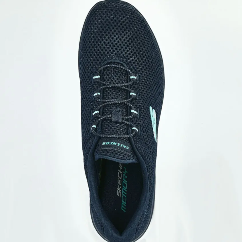 Baskets, Sneakers|SKECHERS Baskets Sneakers Femme Bleu Marine Summits Quick Lapse